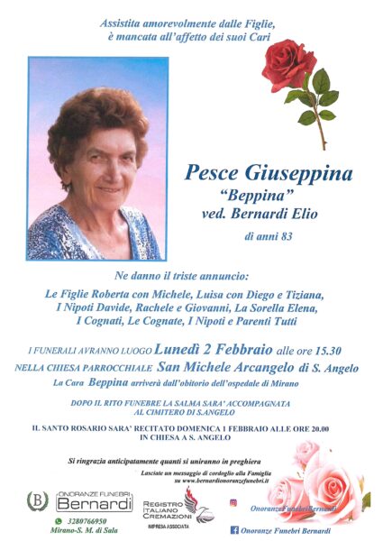 PESCE ROSALIA DI ANNI 83