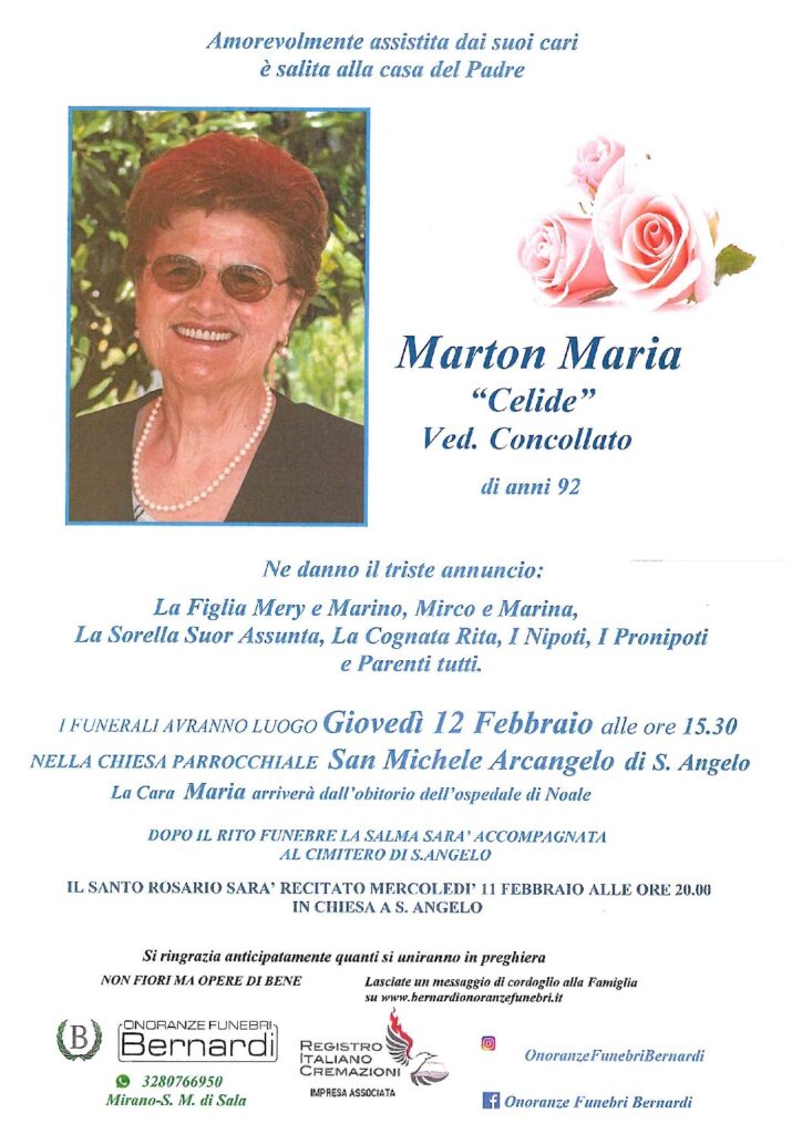 MARTON MARIA DI ANNI 92